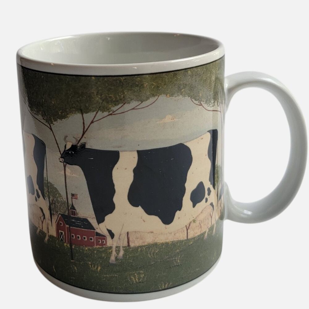 Sakura Coffee Mug Medium Multicolor Warren Kimble Cow Country Farm 2000